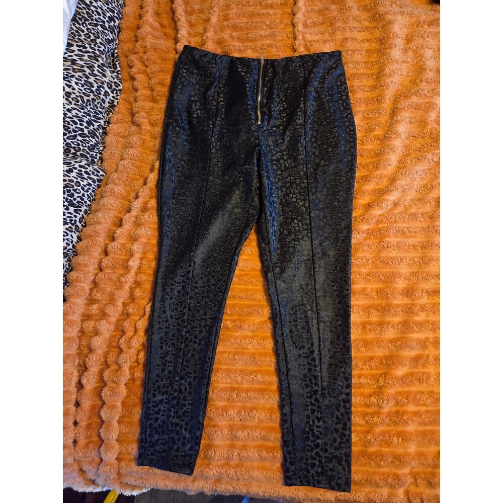 Animal Print Shiny Pants